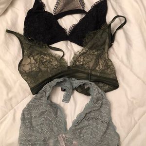 3 VS bralettes